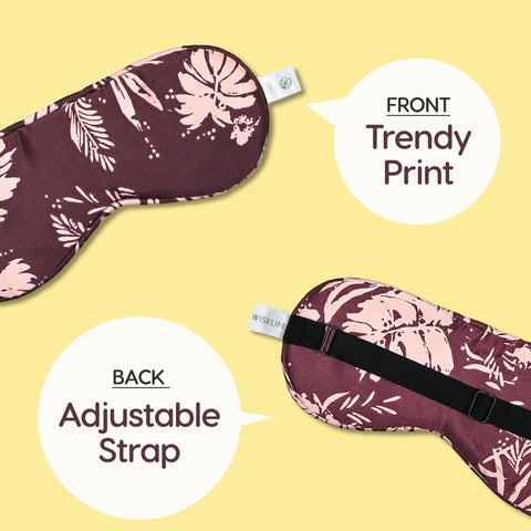 Printed Mulberry Silk Eye Mask
