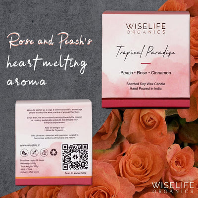 Organic Scented Candle - 80 Gram