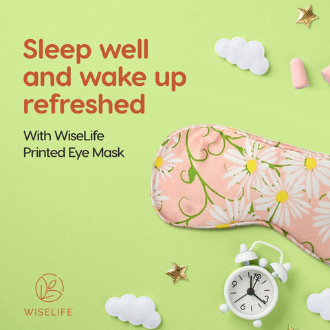 Printed Mulberry Silk Eye Mask