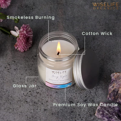 Organic Scented Candle - 80 Gram