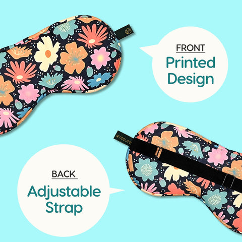 Printed Mulberry Silk Eye Mask