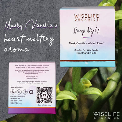 Organic Scented Candle - 80 Gram