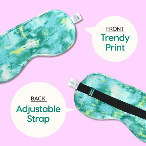 Printed Mulberry Silk Eye Mask