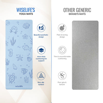 Kids Printed Yoga Mat - 6MM
