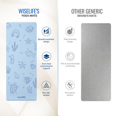 Kids Printed Yoga Mat - 6MM