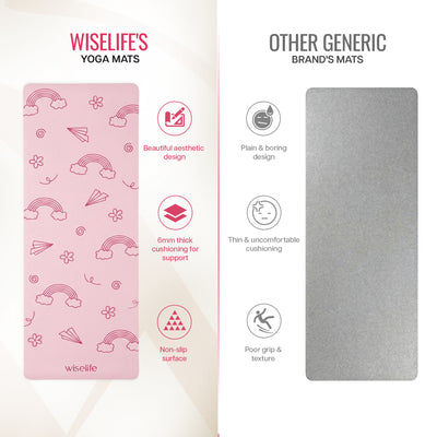 Kids Printed Yoga Mat - 6MM