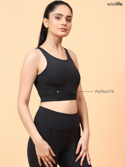 Wise Active Wings Bra (Black)
