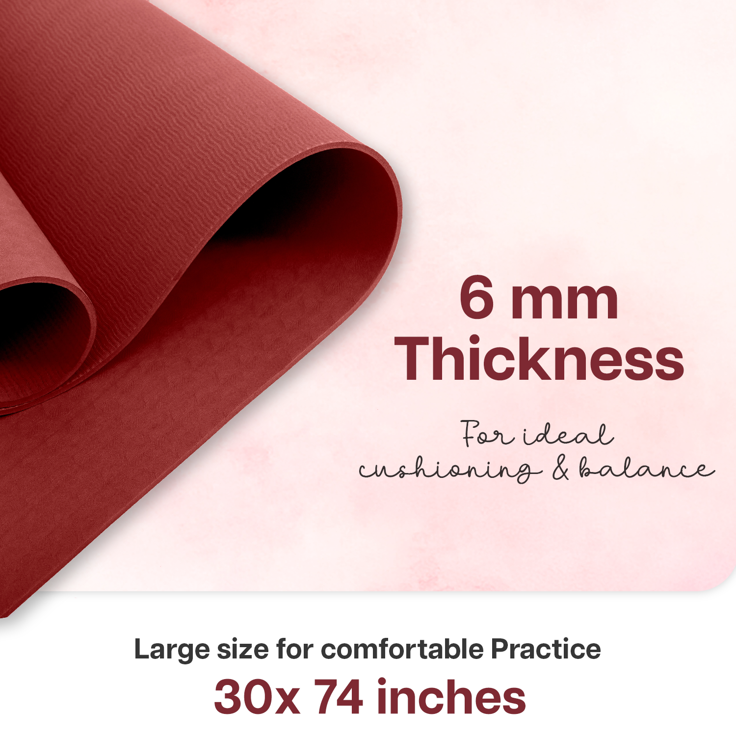 Grande XL TPE Yoga Mat - 6MM