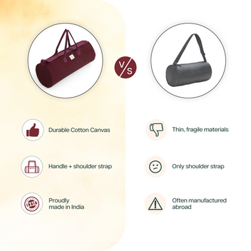 Yoga Mat XL Duffle Bag (Up to 8 mm mats)