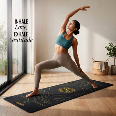 True Alignment TPE Yoga Mat - 6mm