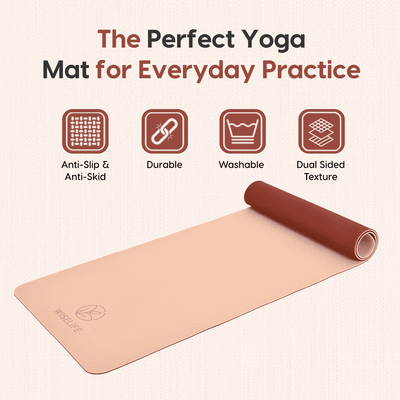 Classic Dual Layer TPE Yoga Mat - 6mm