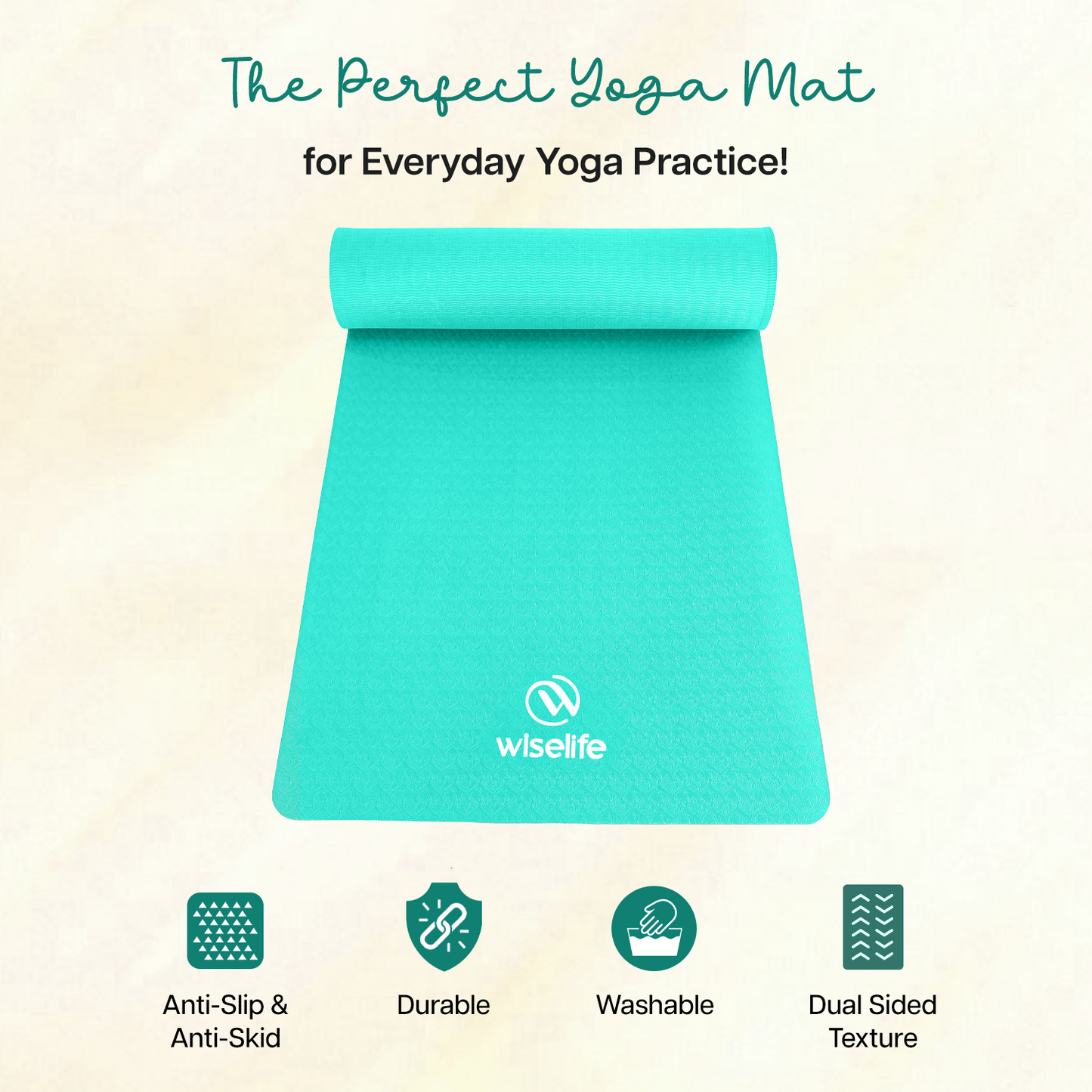 Classic Tpe Yoga Mat - 8 MM