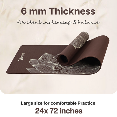 Purpose Printed TPE Yoga Mat-6mm