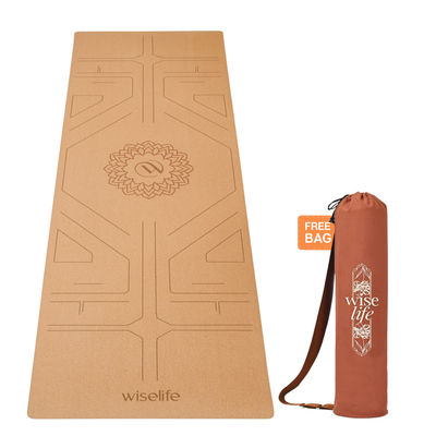 Cork & Natural Rubber Yoga Mat