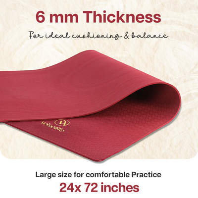 Purpose Printed TPE Yoga Mat-6mm