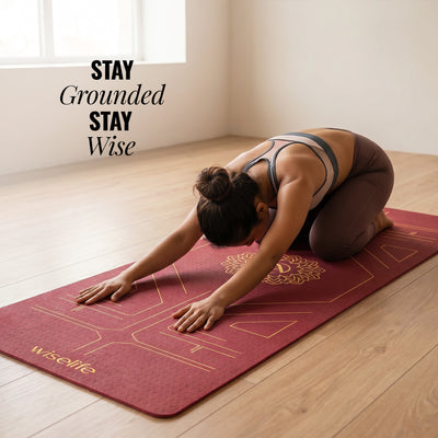 True Alignment TPE Yoga Mat - 6mm