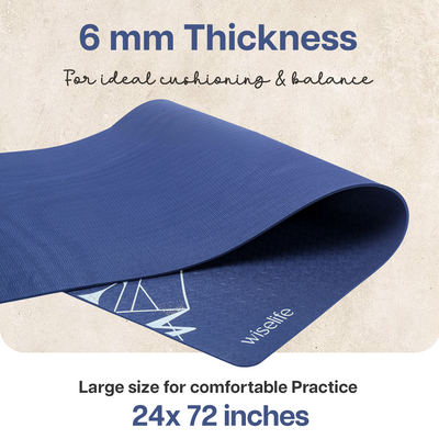 Purpose Printed TPE Yoga Mat-6mm