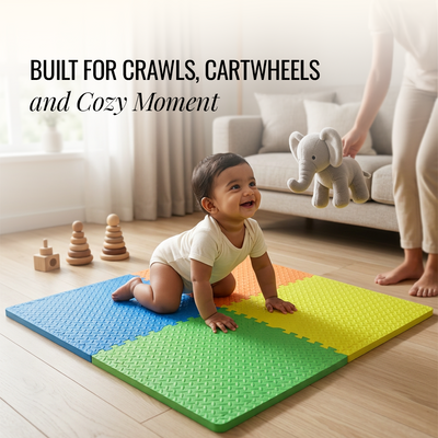 Wise Interlocking Play Mat for Kids & Babies