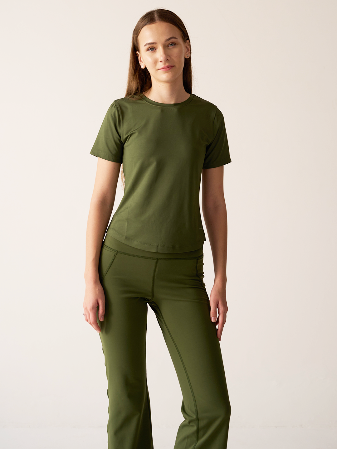 Wise Classic Yoga Top (Olive green)