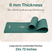 Purpose Printed TPE Yoga Mat-6mm