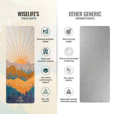 Foldable Rubber Yoga Mat 2MM
