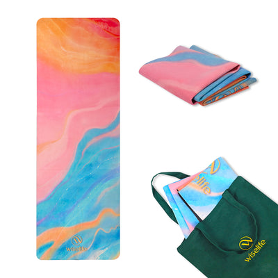 Foldable Microfiber Yoga Mat - 1MM