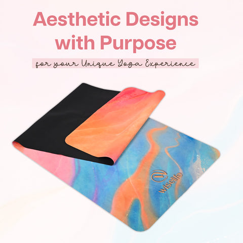 Foldable Microfiber Yoga Mat - 1MM