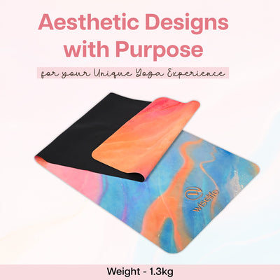 Foldable Microfiber Yoga Mat - 1MM