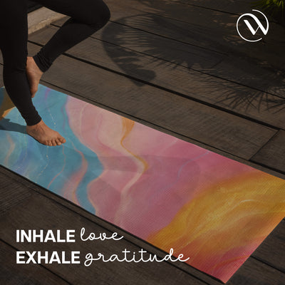 Foldable Microfiber Yoga Mat - 1MM