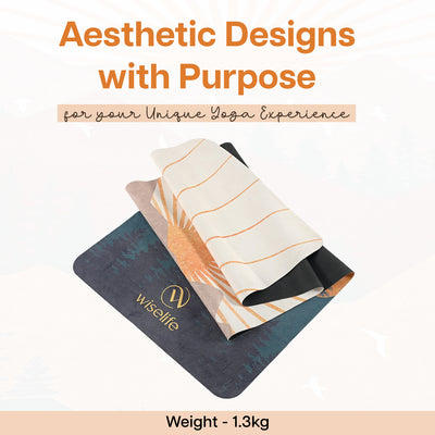 Foldable Microfiber Yoga Mat - 1MM