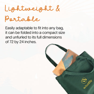 Foldable Microfiber Yoga Mat - 1MM