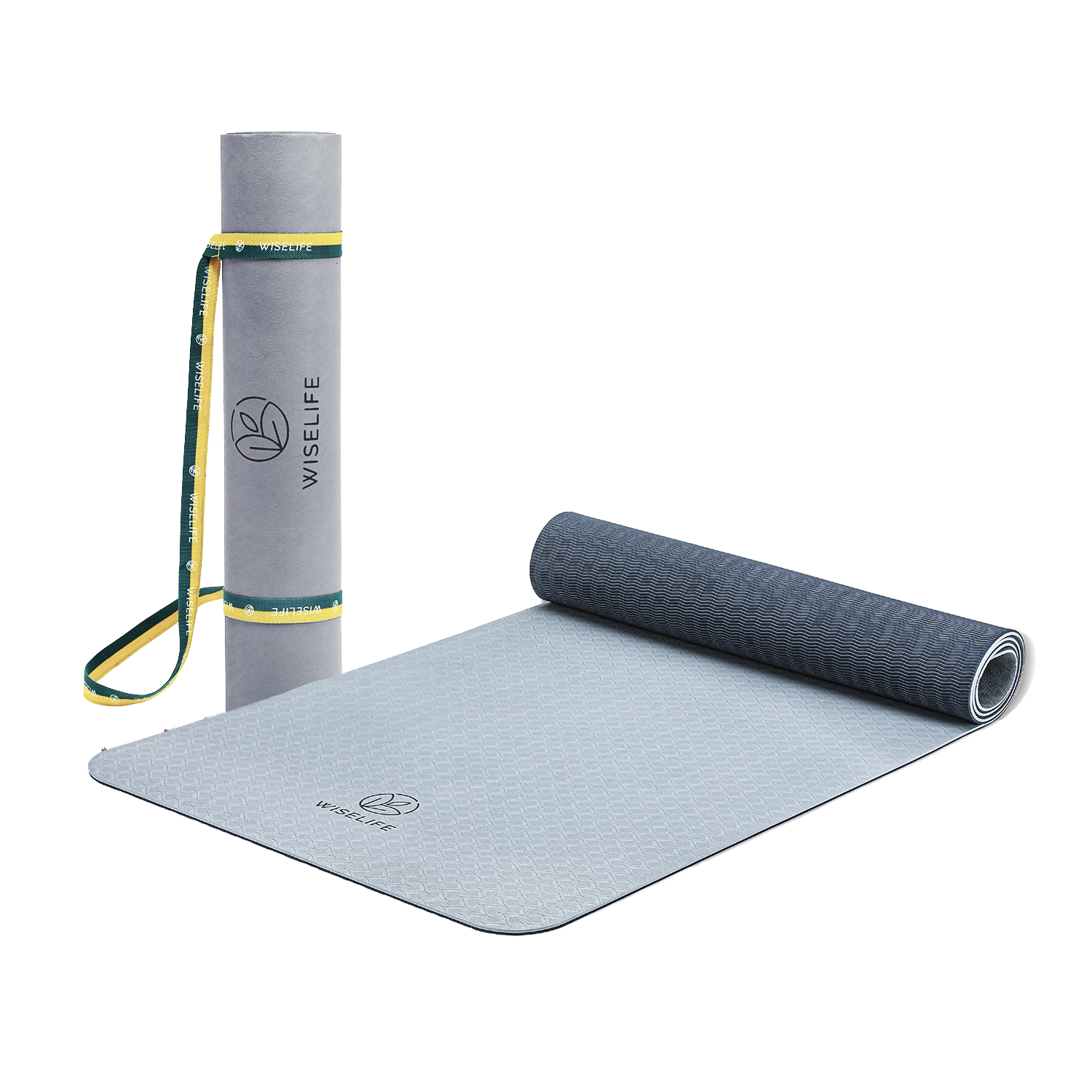 Wiselife Alignment Lines TPE Anti Skid Yoga Mat - 6mm 2 inch by 24 inch at  Rs 658/piece, PVC Yoga Mats in New Delhi