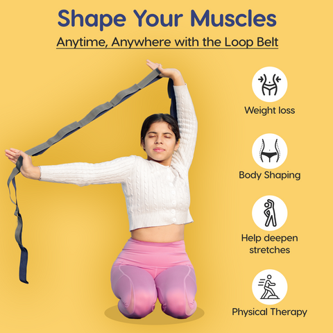 Loop Yoga Stretch Belt