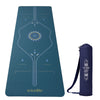 PU Alignment & Natural Rubber Yoga Mat 6mm
