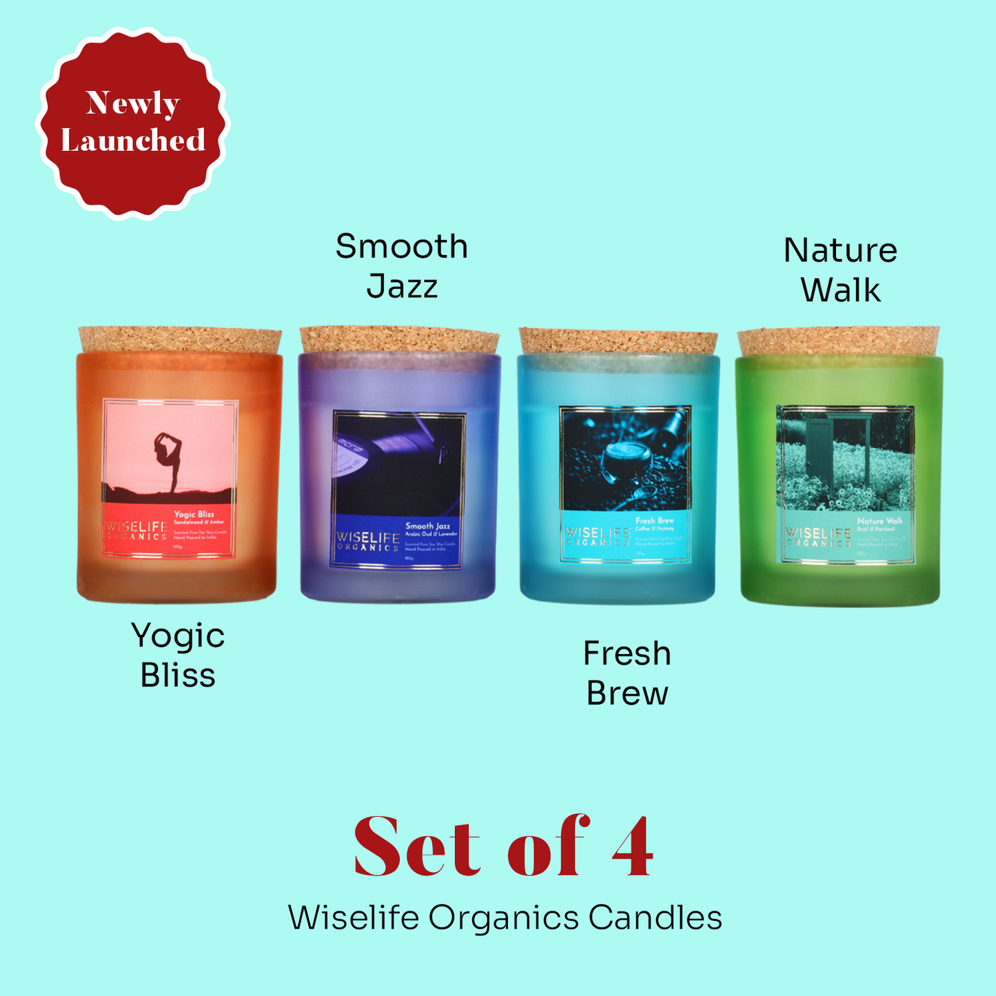 Organic Scented Candle- 180g