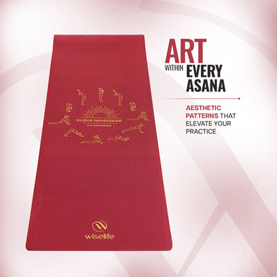 Purpose Printed TPE Yoga Mat-6mm
