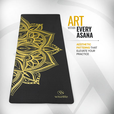 Purpose Printed TPE Yoga Mat-6mm