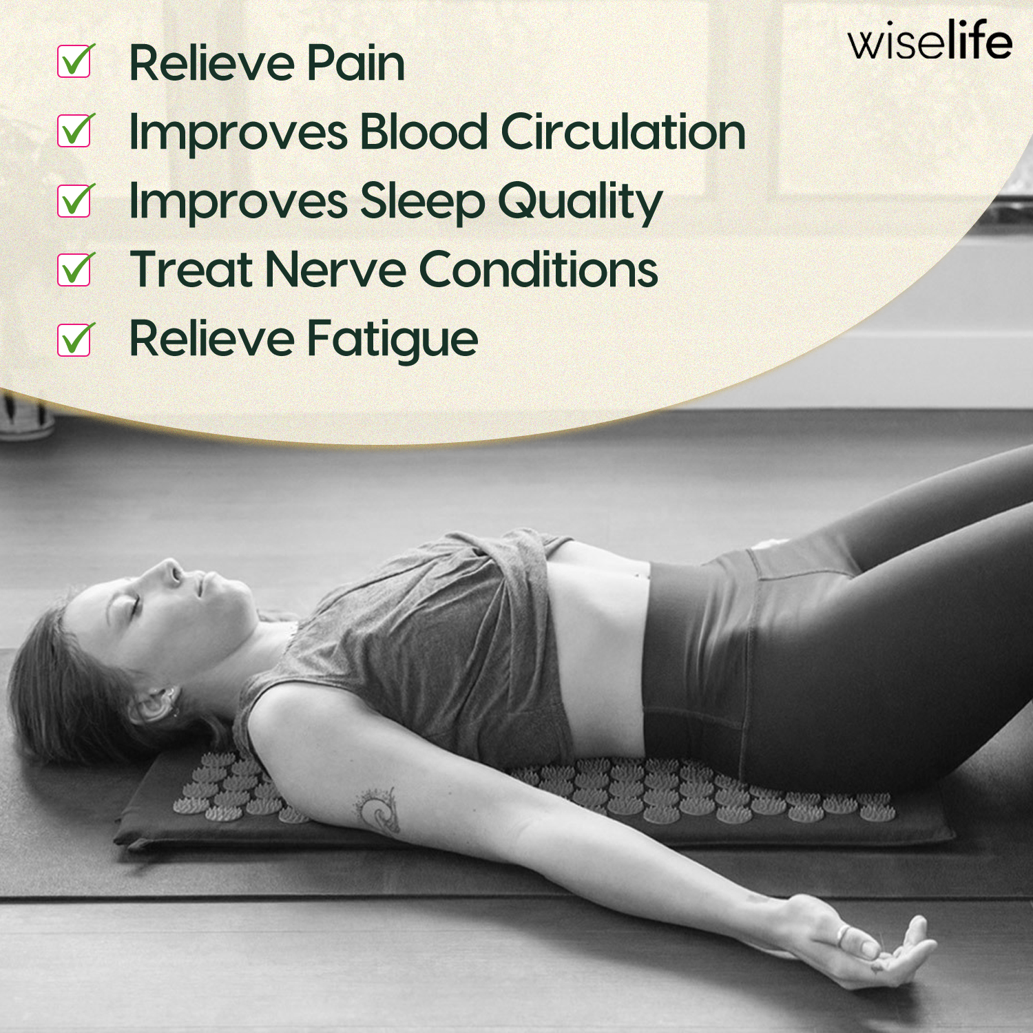 wiselife acupressure mat , acupressure mat for feet , acupressure mat for full body , acupressure mat for back pain , acupressure mat for foot , acupressure mat for pain relief , acupressure mat ,
acupressure massager