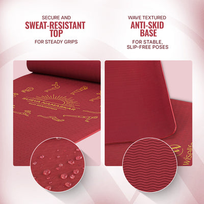 Purpose Printed TPE Yoga Mat-6mm