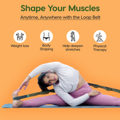 Loop Yoga Stretch Belt