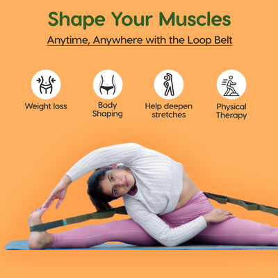 Loop Yoga Stretch Belt