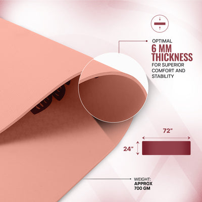 Purpose Printed TPE Yoga Mat-6mm