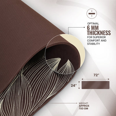 Purpose Printed TPE Yoga Mat-6mm
