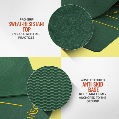 True Alignment TPE Yoga Mat - 6mm