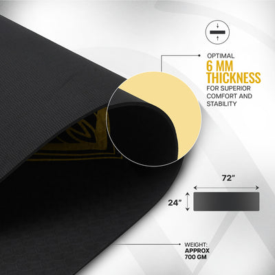 Purpose Printed TPE Yoga Mat-6mm