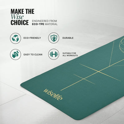 True Alignment TPE Yoga Mat - 6mm