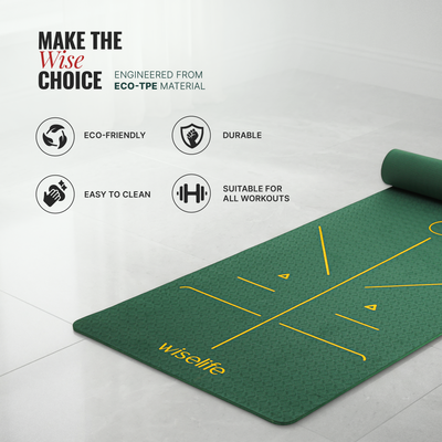 True Alignment TPE Yoga Mat - 6mm