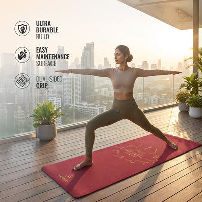 Purpose Printed TPE Yoga Mat-6mm