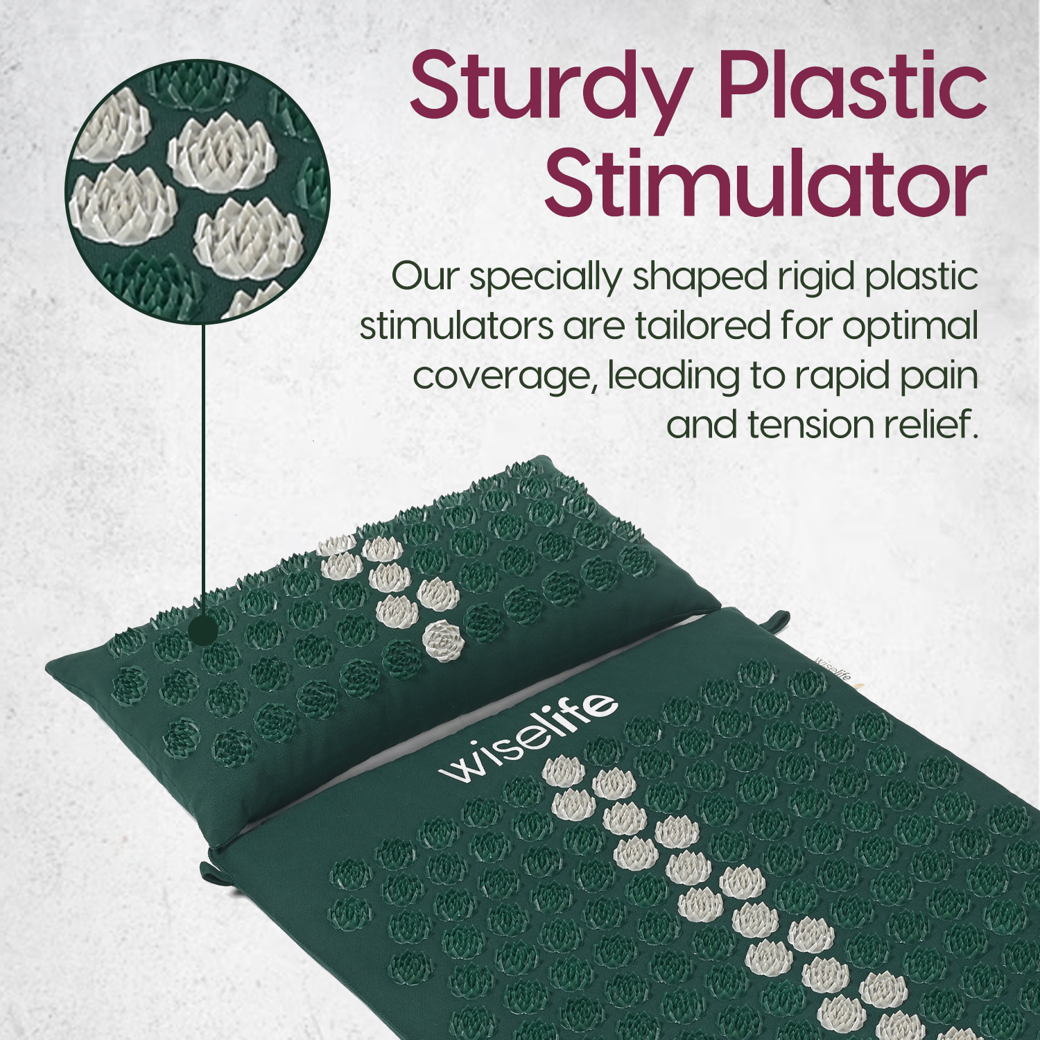 wiselife acupressure mat , acupressure mat for feet , acupressure mat for full body , acupressure mat for back pain , acupressure mat for foot , acupressure mat for pain relief , acupressure mat ,
acupressure massager