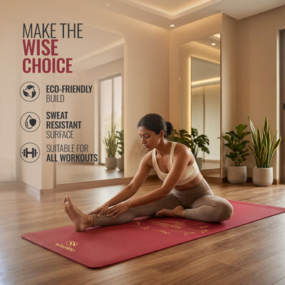 Purpose Printed TPE Yoga Mat-6mm
